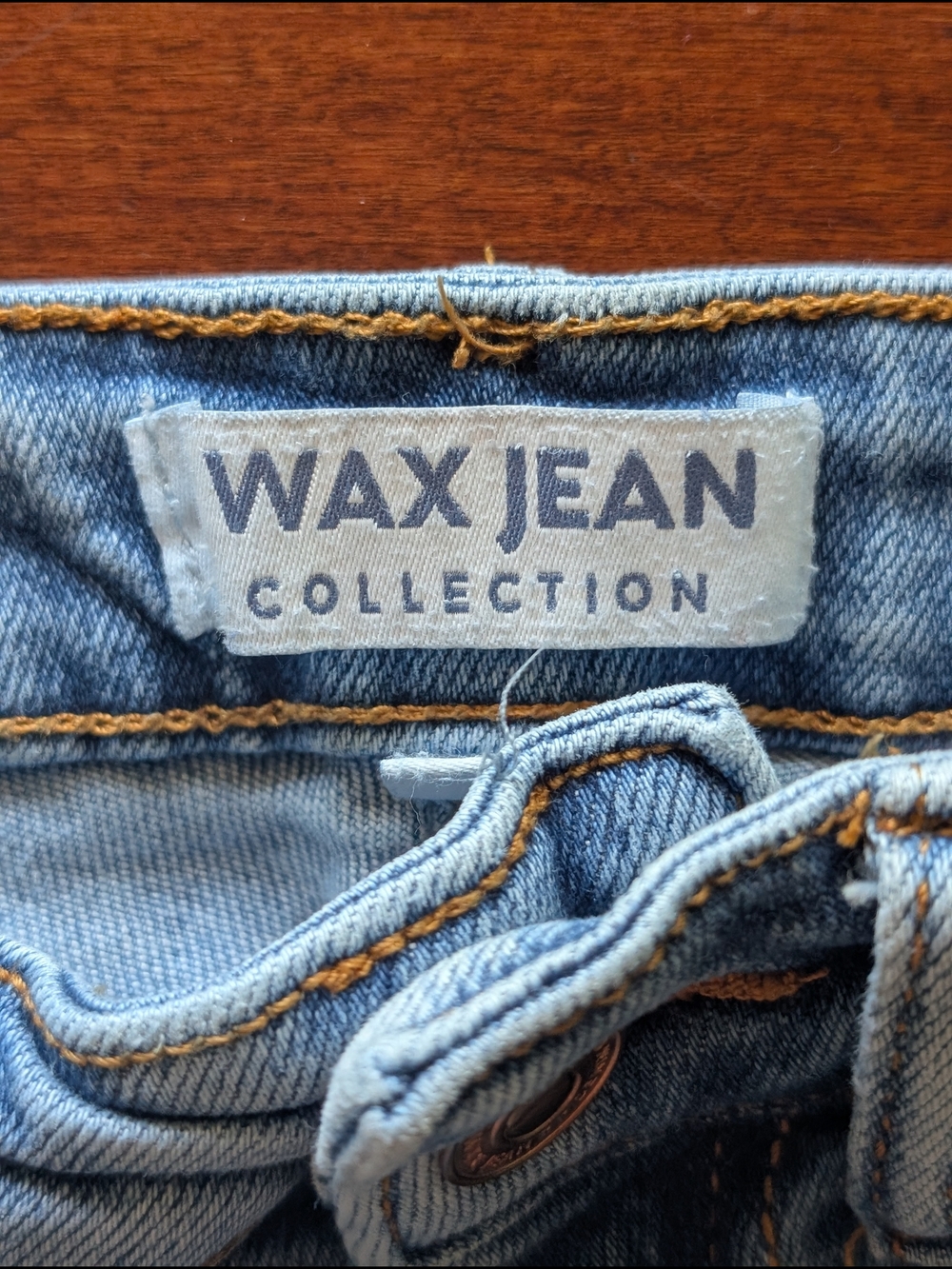 Wax Jean Light Blue Distressed Boyfriend Jeans - Picture 3 of 5